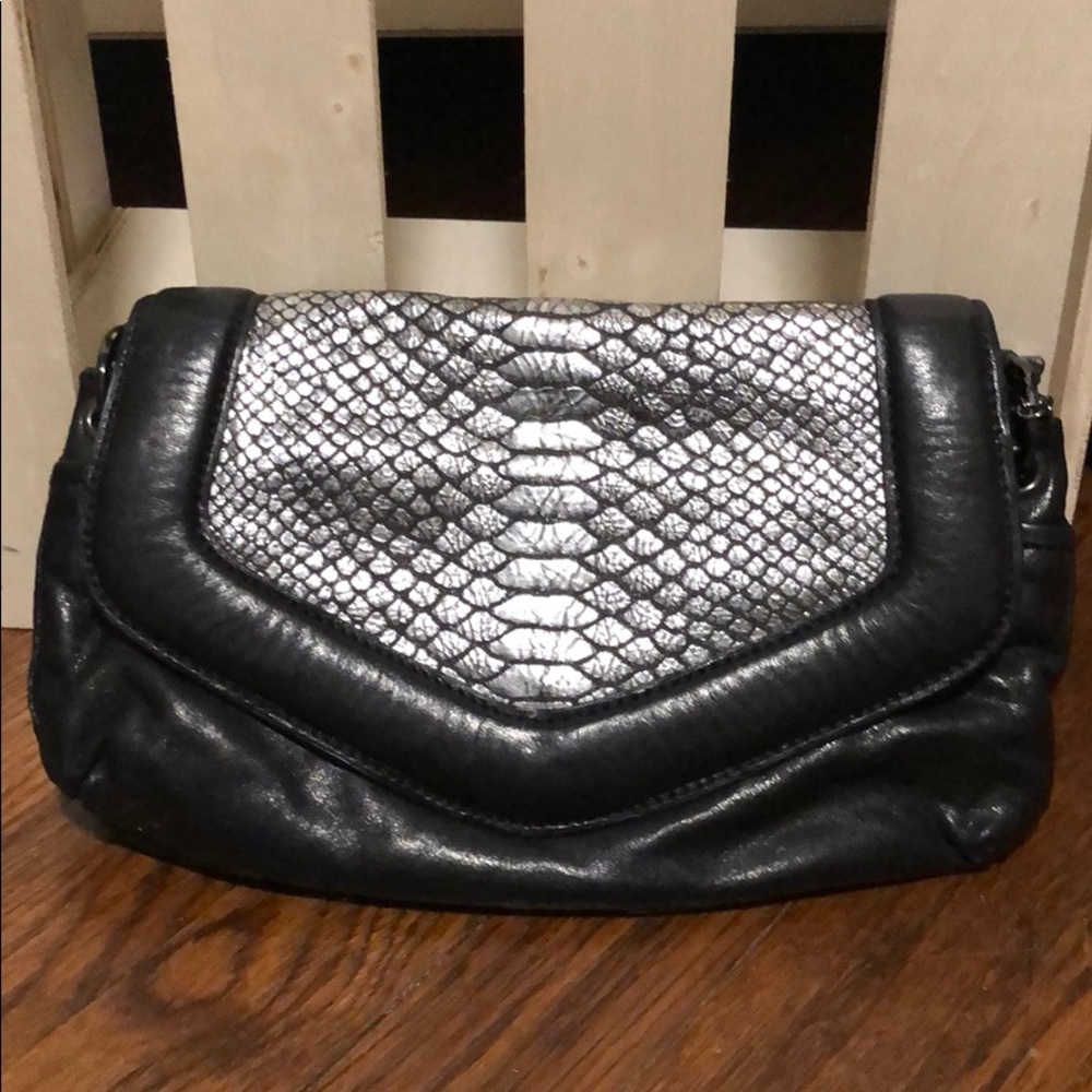Nanette Lepore leather evening bag